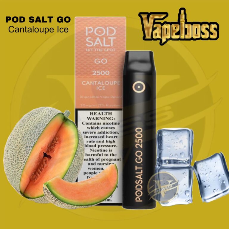 Pod Salt Go Cantaloupe 2500 Puffs In Dubai UAE Vape Boss UAE