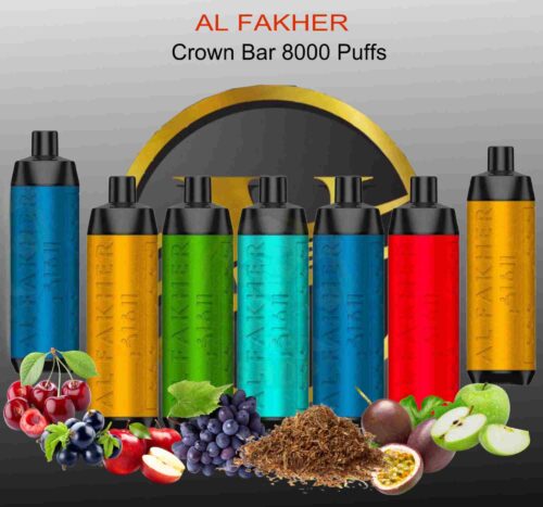 Al Fakher Crown Bar Puffs Disposable Vape Vape Boss Uae