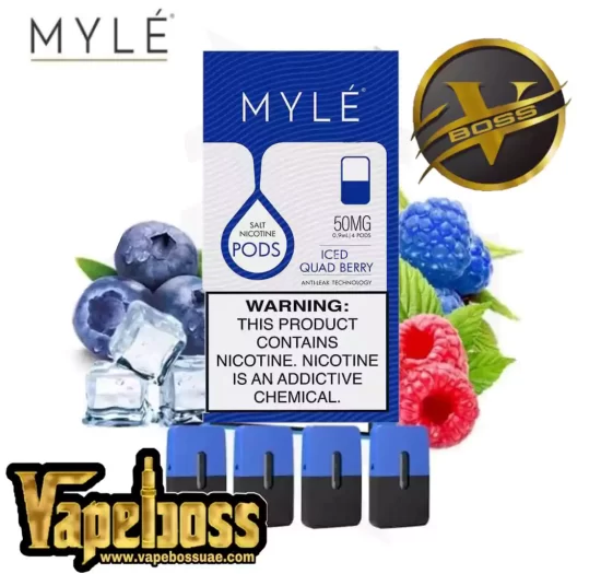 Myle V4 Pod iced Quad Berry