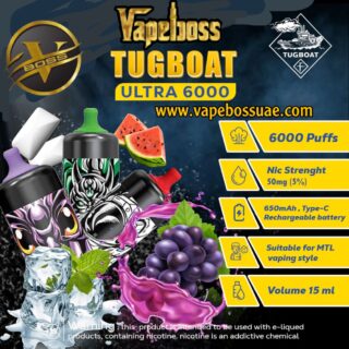 TugBoat Ultra Disposable 6000 Puffs