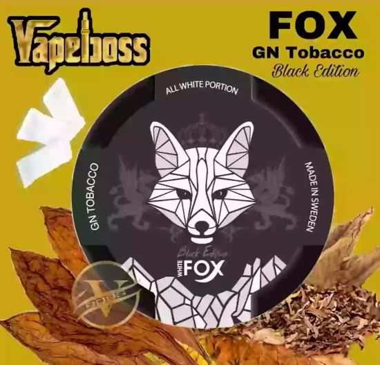 White Fox GN Tobacco Black 22.5mg in Dubai, Abu Dhabi, UAE