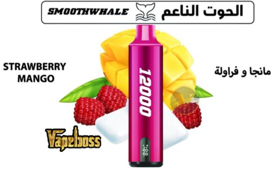 Smooth Whale Strawberry Mango 12000 Puffs