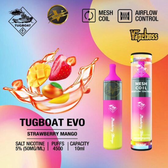 Tugboat Evo Strawberry Mango 4500 Puffs