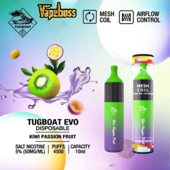 Tugboat Kiwi Passion Fruit 4500 Puffs