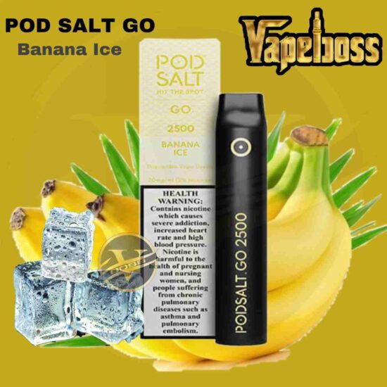 Pod Salt Go Banana Ice 2500 Puffs