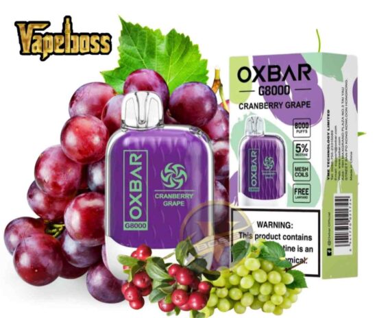 Oxbar G8000 Puffs Cranberry Grape