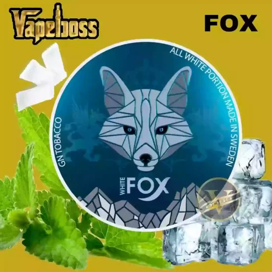 White Fox GN Tobacco Blue 12mg Nicotine Pouches in Dubai, Abu Dhabi, UAE