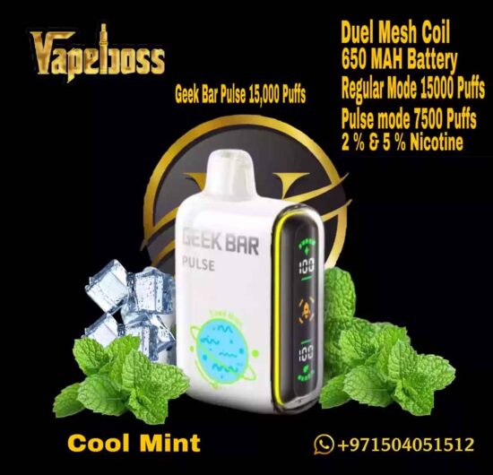 Geek Bar Pulse Cool Mint 15000 Puffs