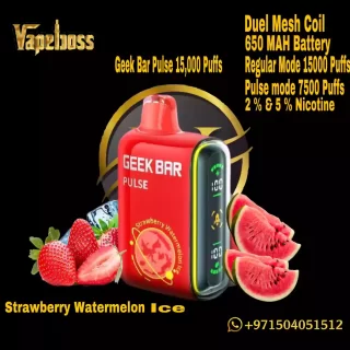 Geek Bar Pulse Strawberry Watermelon Ice 15000 Puff