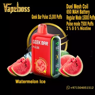 Geek Bar Pulse Watermelon Ice 15000 Puffs Dubai UAE