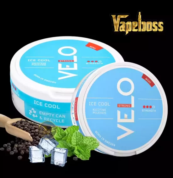 Velo Crispy Peppermint-Ice Cool-Mini Nicotine Pouches