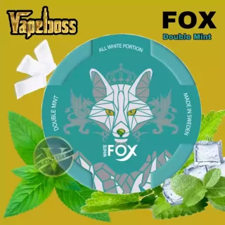 white fox double mint Nicotine Pouches