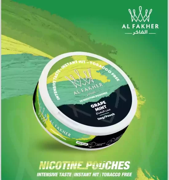 AL Fakher Nicotine Pouches Grape Mint