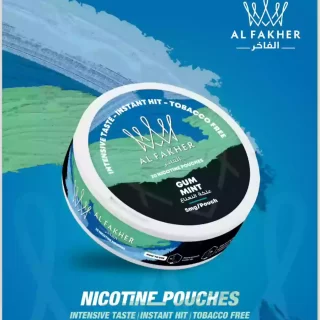 AL Fakher Nicotine Pouches Gum Mint