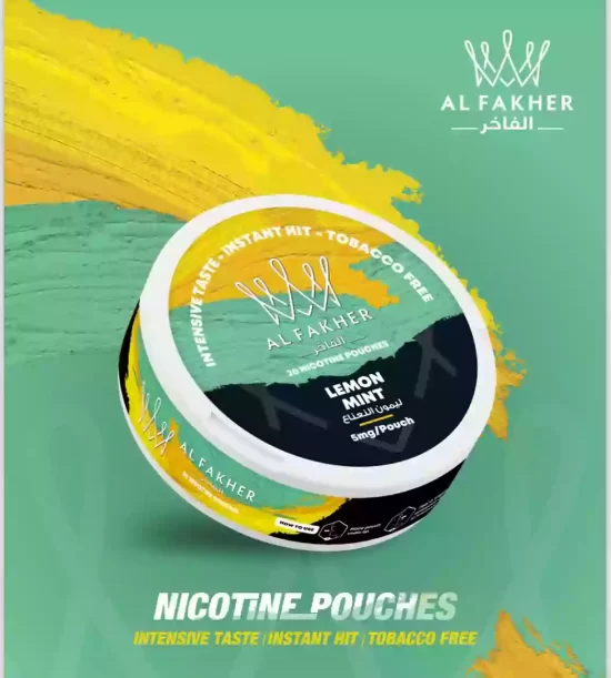 AL Fakher Nicotine Pouches Lemon Mint