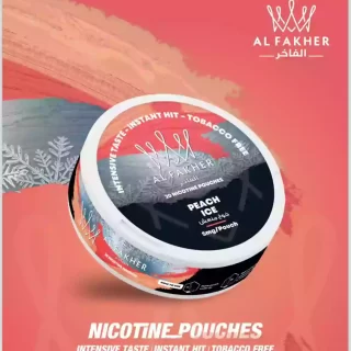 AL Fakher Nicotine Pouches Peach Ice