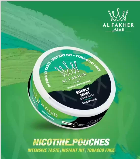 AL Fakher Nicotine Pouches Simply Mint