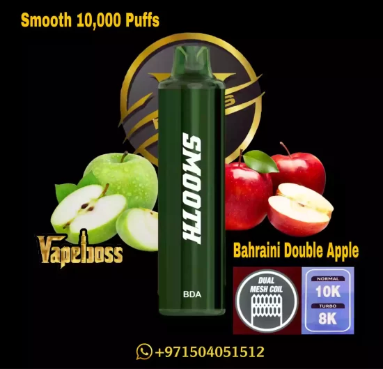 Smooth Bahraini Double Apple-10000 Puffs Disposable Vape