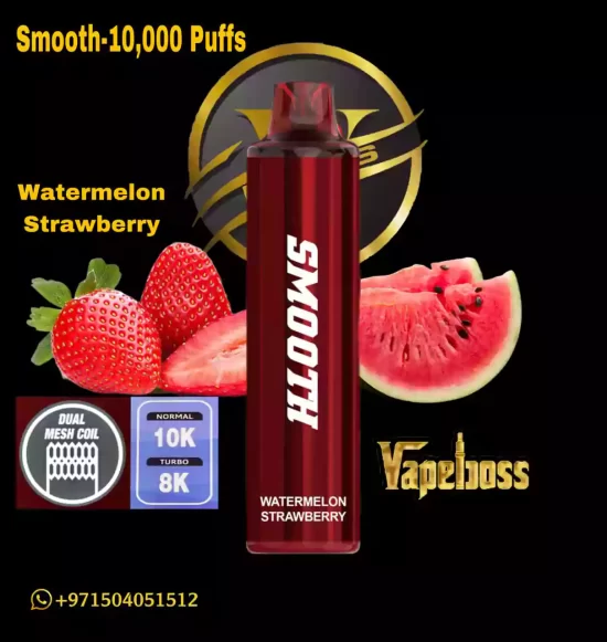 Smooth Watermelon Strawberry 10000 Puffs Disposable Vape