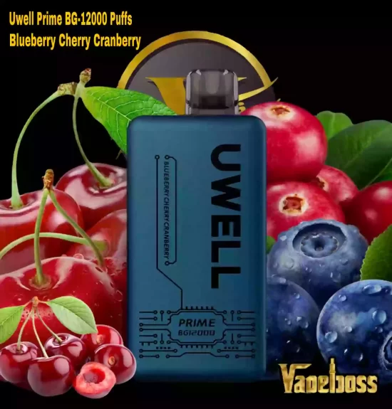 Uwell Prime BG-12000 Puffs-Blueberry Cherry Cranberry