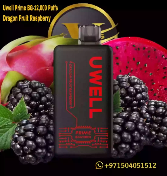 Uwell Prime BG-12000 Puffs-Dragon Fruit Raspberry