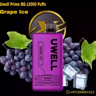 Uwell Prime BG-12000 Puffs-Grape Ice