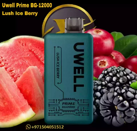 Uwell Prime BG-12000 Puffs-Lush ice Berry