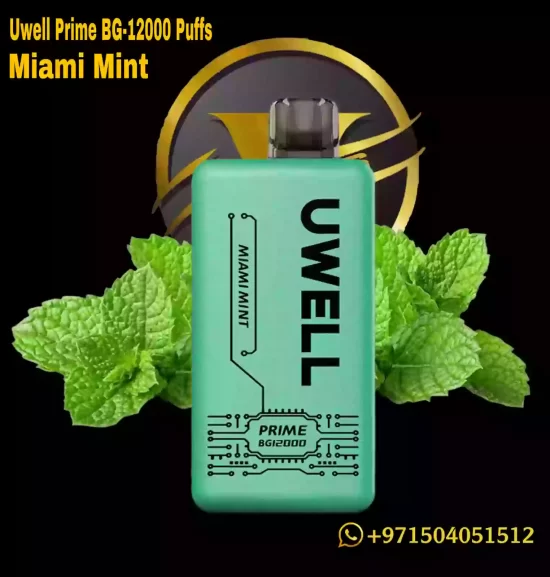 Uwell Prime BG12000 Puffs Miami Mint