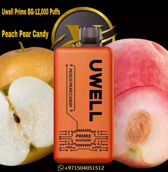 Uwell Prime BG-12000 Puffs-Peach Pear Candy