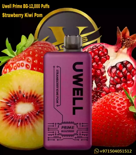 Uwell Prime BG-12000 Puffs-Strawberry Kiwi Pom