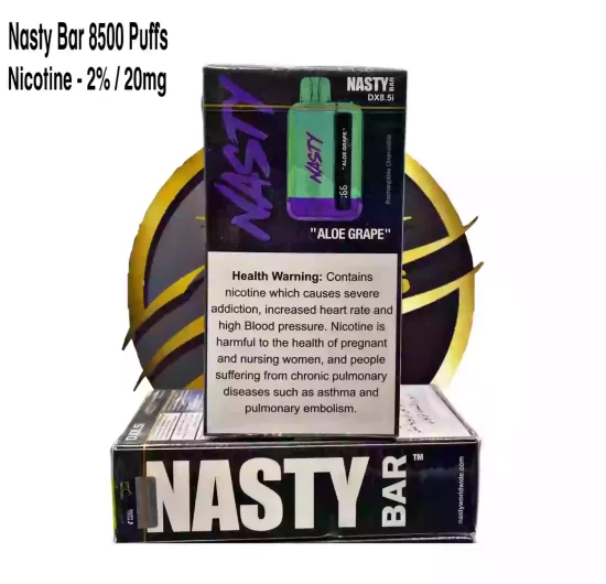 Nasty Bar Aloe Grape 8500 Puffs