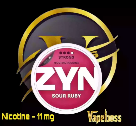 Zyn Sour Ruby 11mg Nicotine Pouches