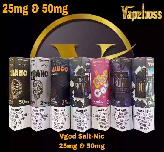 Vgod Saltnic E-Liquid 25mg & 50mg