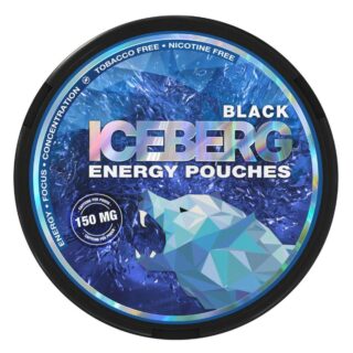 ICEBERG Black Energy Pouches 150mg in Dubai and UAE.