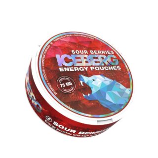 ICEBERG Sour Berries Energy Pouches 75mg in Dubai and UAE.