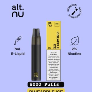 alt.Nu Pineapple ice 8000 Puffs Disposable Vape in Dubai Abu Dhabi and UAE