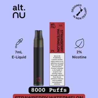 alt.Nu Strawberry Watermelon 8000 Puffs Disposable Vape in Dubai Abu Dhabi and UAE