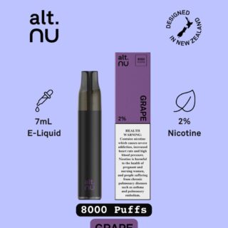alt.Nu Grape 8000 Puffs Disposable Vape in Dubai Abu Dhabi and UAE