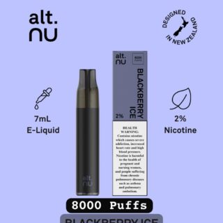 Alt.Nu Blackberry ice 8000 Puffs Disposable vape in UAE Abu Dhabi and UAE
