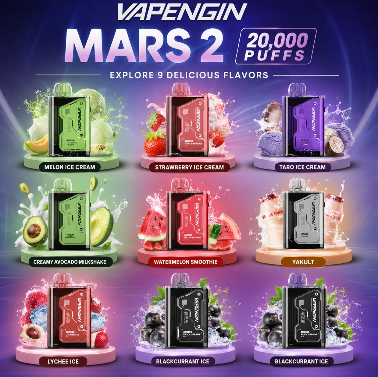 Vapengin Mars 2 Disposable 20k in Dubai Abu Dhabi and UAE